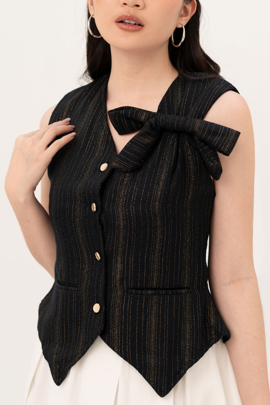 Misoo tweed vest