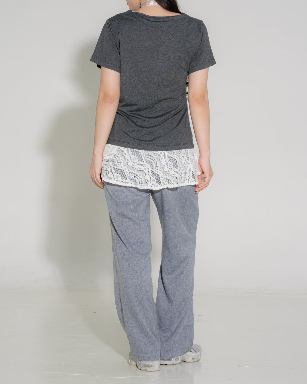 Jiwon Pants with lace