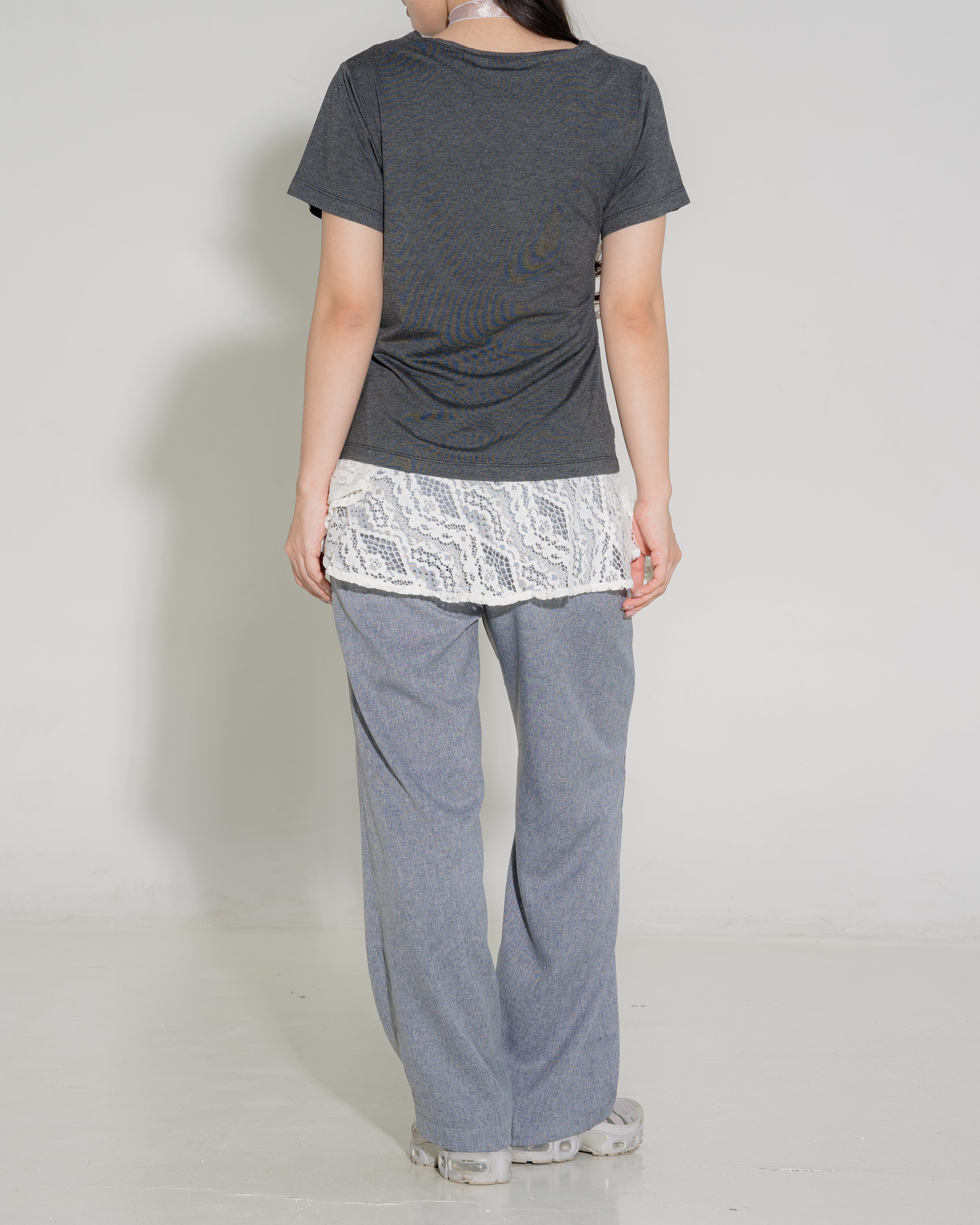Jiwon Pants with lace